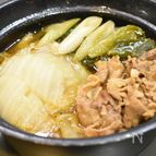 娘が夢中に♪豚肉と白菜のやみつき鍋