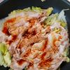 コスモスの作ってみた!投稿(ワンパン完結!春キャベツと豚肉の旨辛簡単蒸し)
