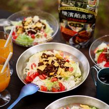 カレーフレークでタコライス