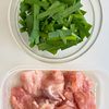 ごはんが進む！鶏ニラ玉の工程1