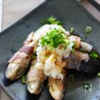 茄子の豚肉巻き　おろしポン酢