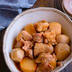 レンジで簡単！しっかり味染み！里芋と鶏肉の煮物
