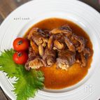 肉巻きえのき♪きのこソースがけ