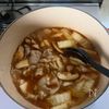 【豚バラ大根と白菜の辛味スープ】うま辛腸活だしスープの工程4
