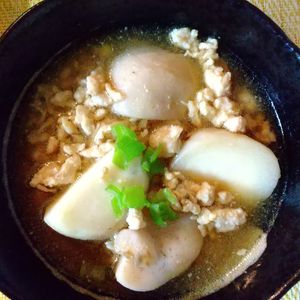 チョロリスの作ってみた!投稿(出汁の旨味が広がる♪『里芋のそぼろ煮』里芋の簡単皮むき方法付)