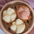 材料５つ！卵なし！水で作れる【米粉のふんわり蒸しパン】