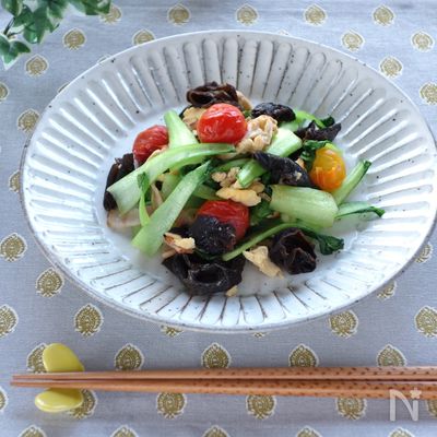 チンゲン菜のオイスター炒め