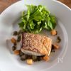 白身魚のグルノーブル風|焦がしバターとレモン