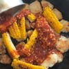とうもろこしと胸肉のチリソース風炒めの工程7