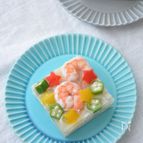 素麺の寒天よせ