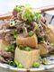 厚揚げで作る肉豆腐