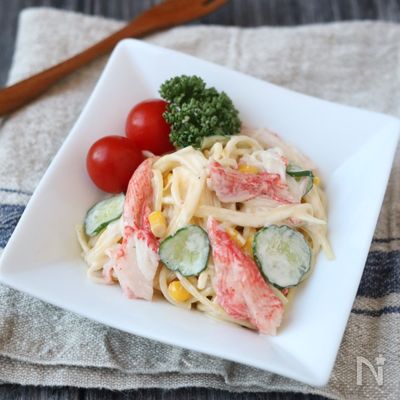 お総菜屋さんの味　カニかまのスパゲティサラダ