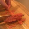 ズッキーニとクレソンのコク旨明太和えの工程2