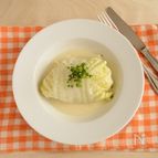ロール白菜の豆乳煮