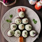 チョコパイで簡単！クリスマスツリーケーキ