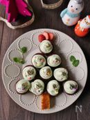 チョコパイで簡単！クリスマスツリーケーキ