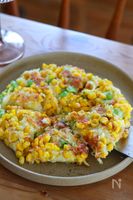 カリもち食感!とうもろこしと枝豆の米粉じゃがガレット
