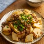 ご飯がすすむおかず！長芋の肉味噌炒め