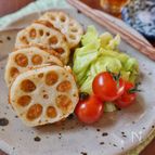 味付け不要！タラコ風味のレンコンのはさみ揚げ