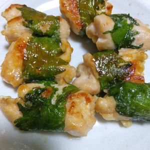 marine55の作ってみた!投稿(【ささみの大葉チーズはさみ焼き】しっとり柔らか!チーズとろ〜)