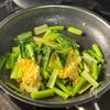 【小松菜と卵の中華風炒め】シンプルうまい!ぱぱっと副菜♪の工程4