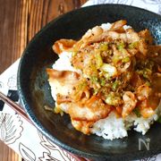 10分で完成！疲労回復、やみつき豚丼レシピ