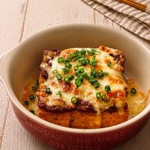 ごぼう香る！厚揚げの味噌チーズ焼き