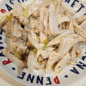 みちょの作ってみた!投稿(高タンパク低カロリー！＊ヤゲン軟骨の旨ネギ炒め＊美容食)
