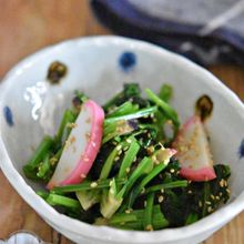 ほうれん草とかまぼこのお浸し【作り置き】