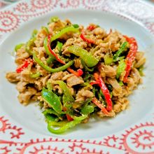 【豚肉とピーマンの炒め】手軽に美味しい!お肉がしっとり。