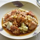 玉ネギたっぷり♪鶏肉とキャベツのオニオンソース