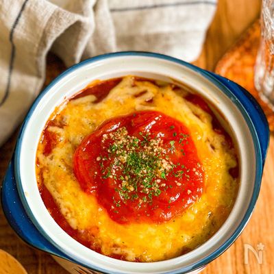 【お皿でワンパン☆】超簡単ヘルシーなオーツ麦のミートドリア