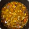 根菜とウインナー《極旨♡豆乳カレースーブ》の工程4