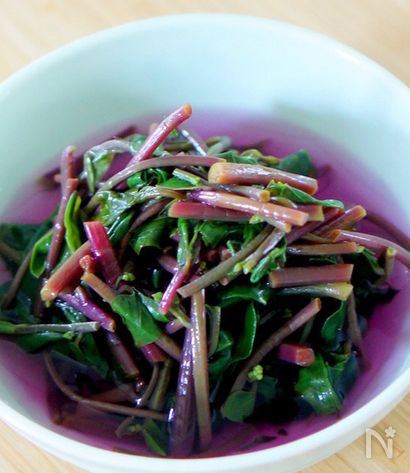 つるむらさきの酢の物