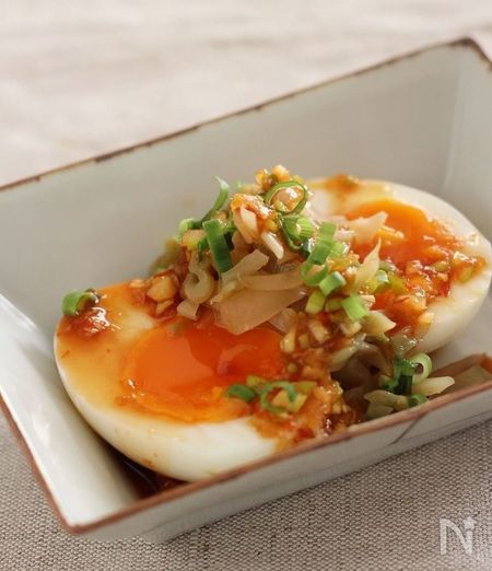 半熟卵の作り方解説付 とろ りまろやかな黄身がたまらない 半熟卵 Aの絶品おつまみレシピ レシピサイト Nadia ナディア プロの料理家のおいしいレシピ