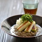 焼きねぎと柚子胡椒おろしそば