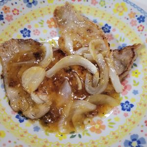 1バーバミーの作ってみた!投稿(行列のできる定食屋さんの🤩とろとろ豚の黒酢生姜焼き😋🍚)