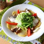 レンジで5分＊鱈と白菜のバター醤油蒸し