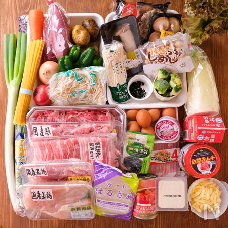 1週間分の食材