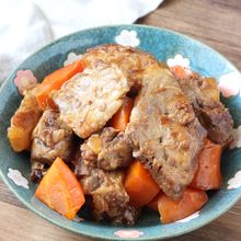 【豚軟骨とにんじんの甘酢煮】白米止まらない罪なやつ