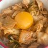 すみれの作ってみた!投稿(「うめぇ〜!!」豚キムチ丼)