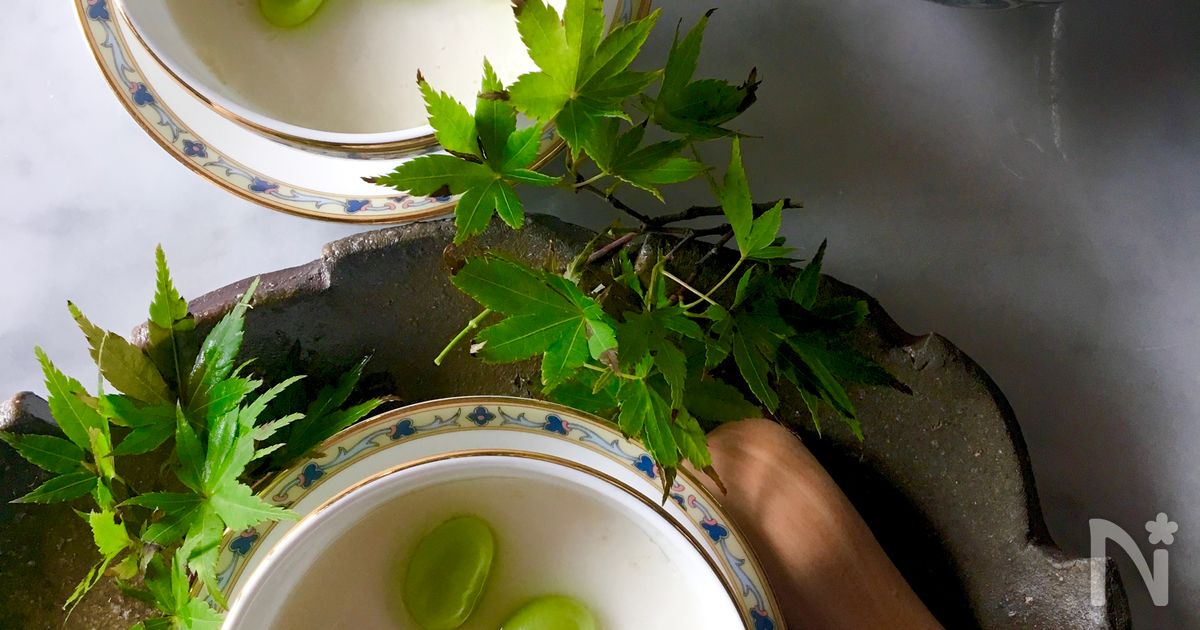 【簡単おもてなし】枝豆とうふ〜豆乳からお豆腐作り