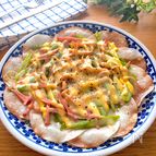 餃子の皮で簡単♡パリパリアスパラハムチーズ