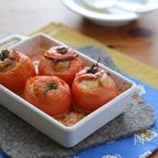 ベーコンチーズのトマトファルシー