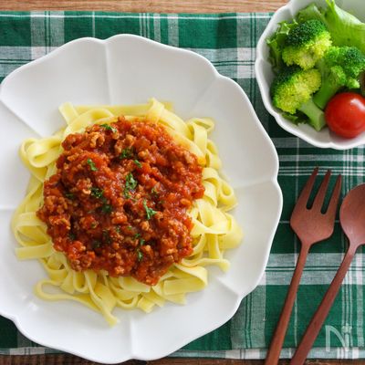 【ミートスパゲッティ】野菜嫌いさんでも食べやすい！