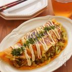 カレー風味のチーズINとんぺい焼き