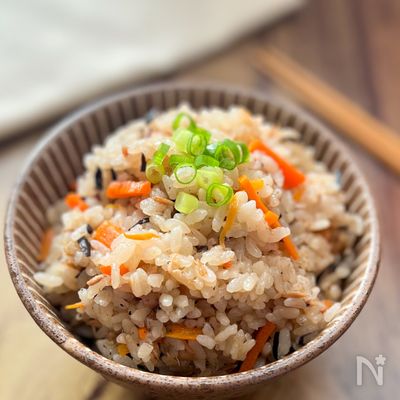大人も子供も美味しく食べれる♡
ツナの炊き込みご飯