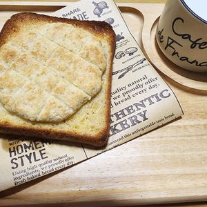 ナムディの作ってみた!投稿(【まるでメロンパン】食パンアレンジ♡まるでメロンパントースト)
