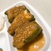 ぷりんの作ってみた!投稿(あっさりさっぱり【ピーマンの鶏ひき詰めのおろし煮】)