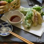 ミョウガとねごろ大唐の天ぷら